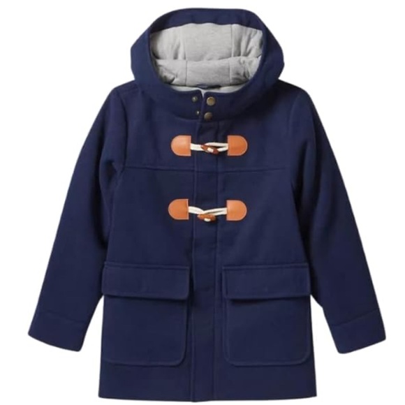 Cat & Jack Other - NWOT Kids Cat & Jack Unisex Navy Pea Coat with Tan Toggles - Size Small/6